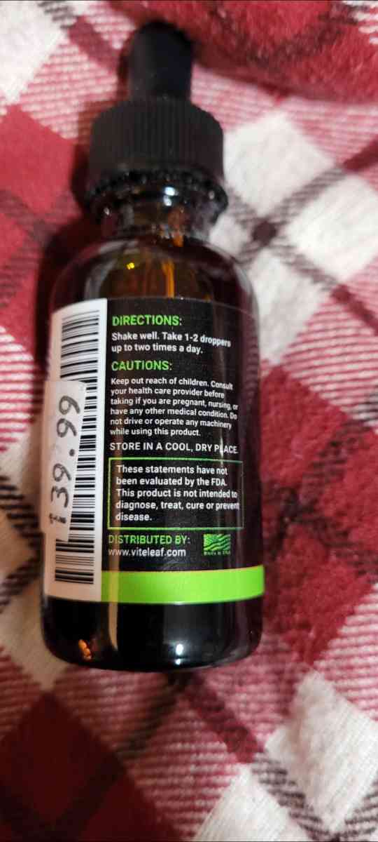 Hemp oil tincture sativa strand