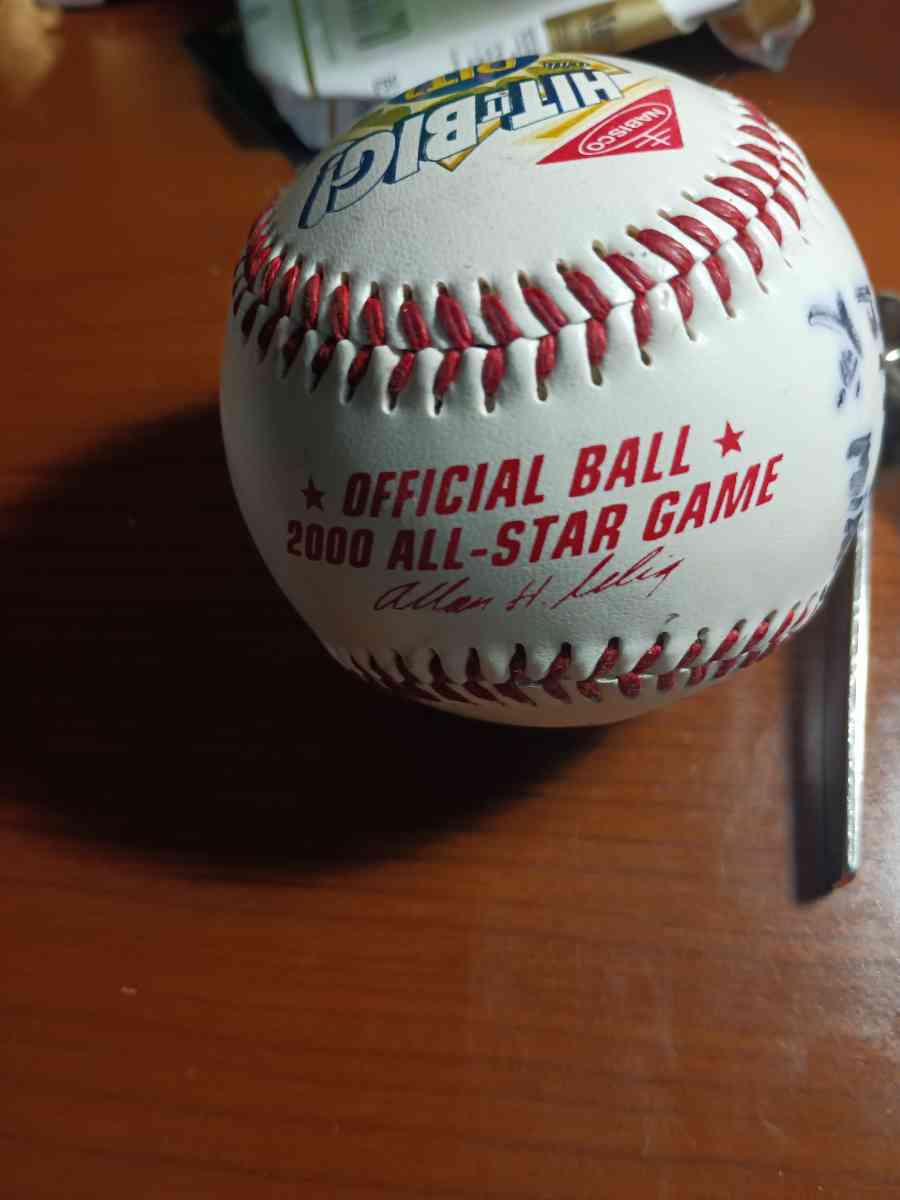 signed odis Nixon 2000 all-star game