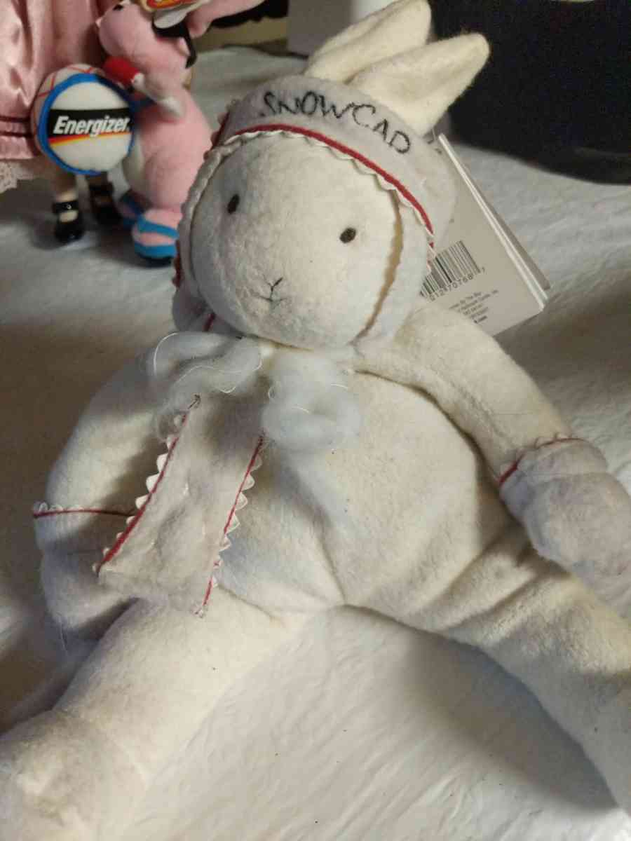 a stuffed animal Bunny and sheep two for the price of one