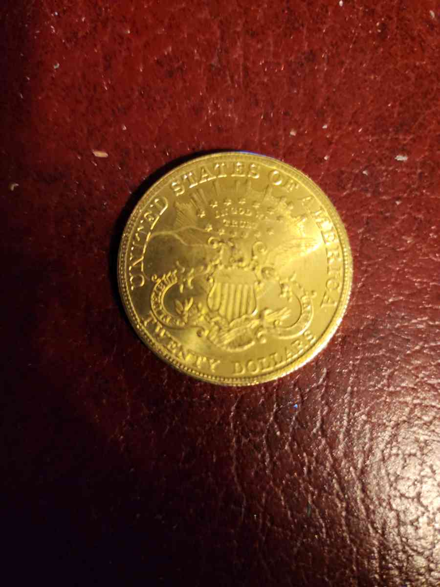 1882 $20 Double Eagle Gold Coin