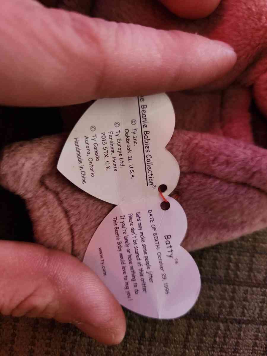 Ty Beanie Babies Batty the Bat