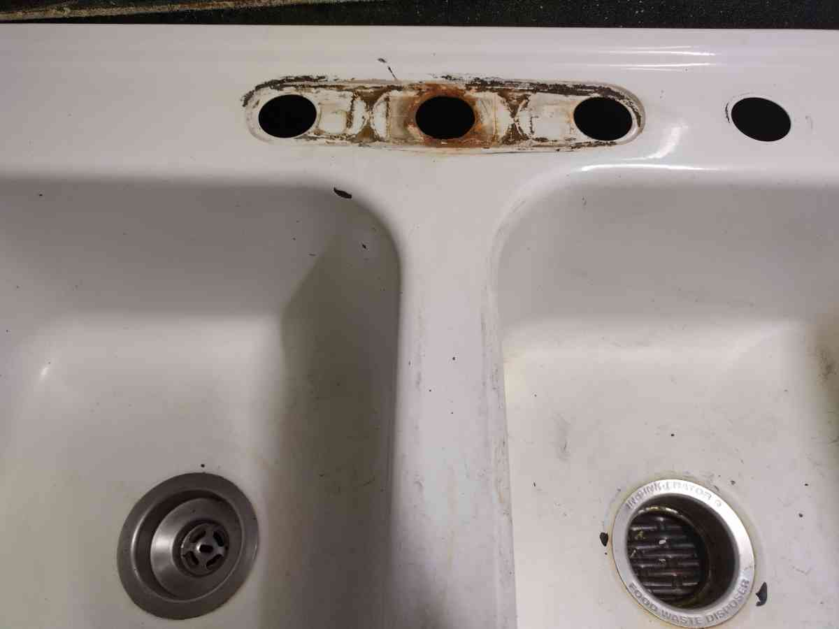 large double kitchen sink