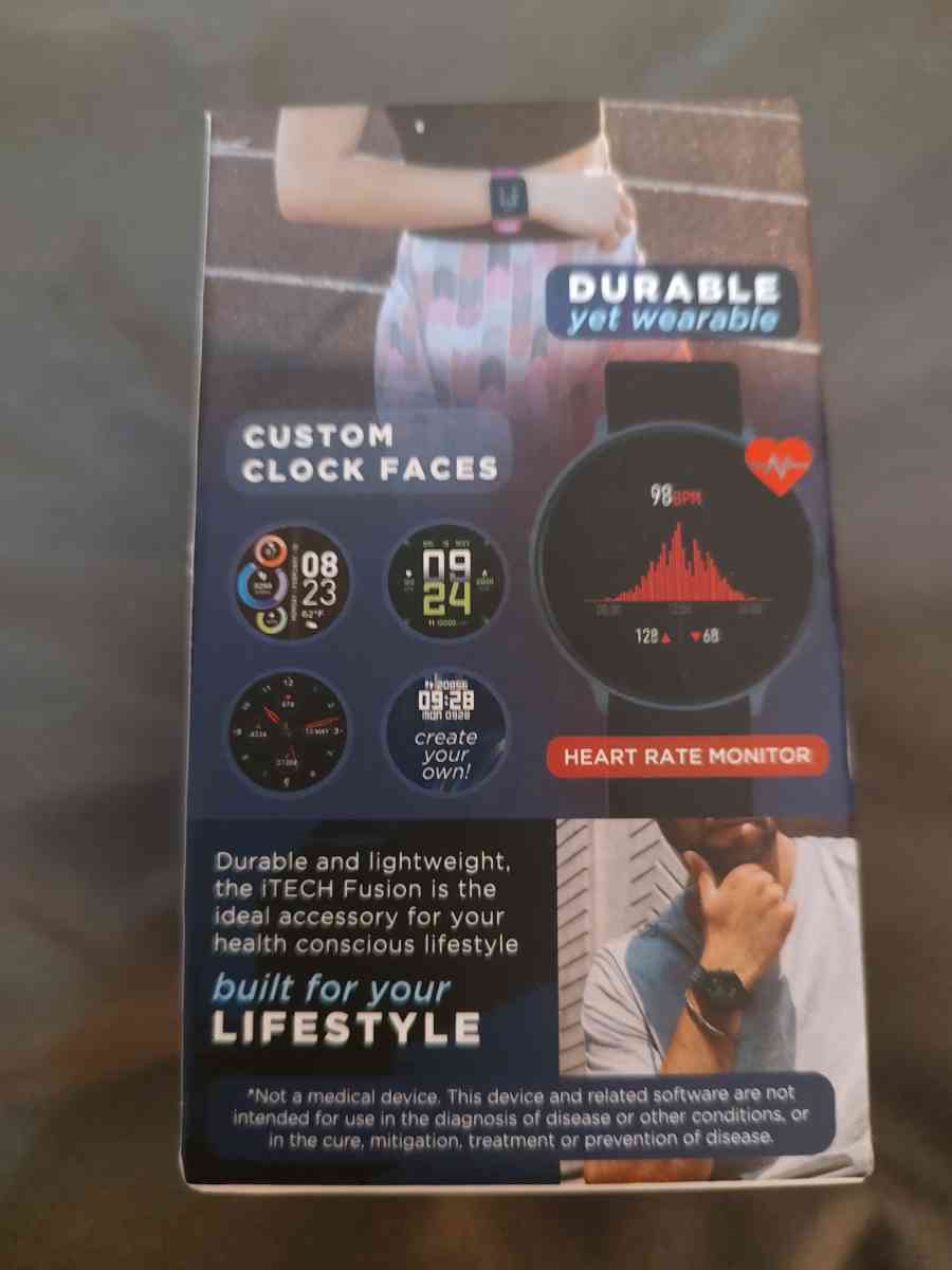 2 iTech Fusion 2 smart watches