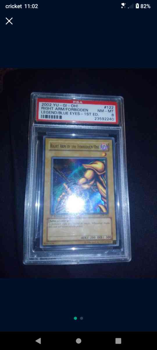 Yu-Gi-Oh Exodia PSA 8