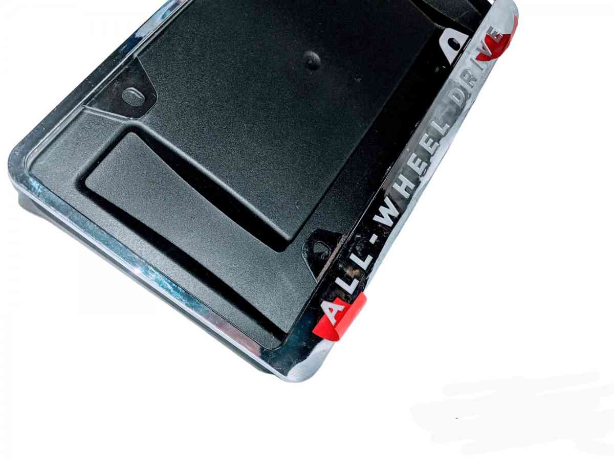 Tesla License Plate Bracket with Frame and Blot Kit