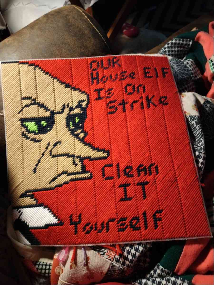 clean it yourself Harry Potter dobie wall art