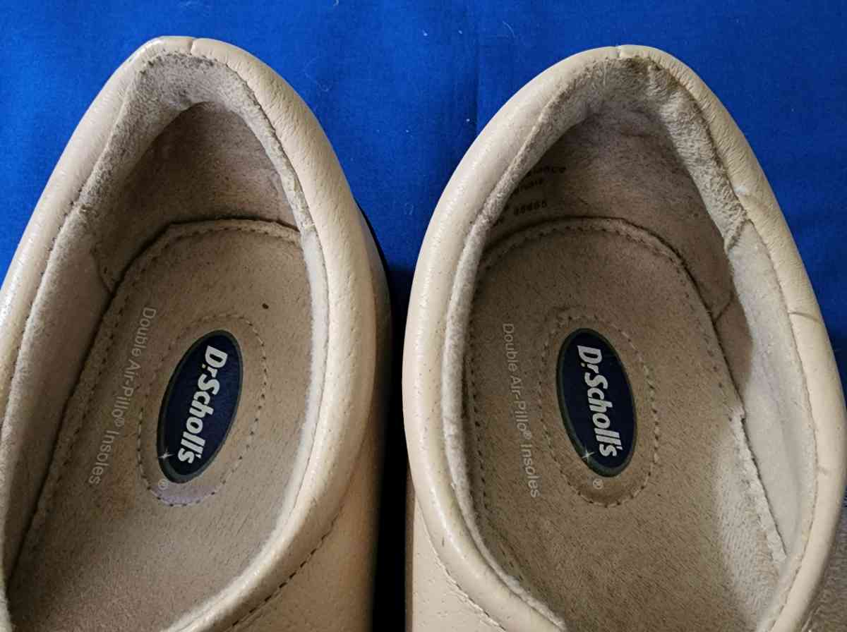 Dr Scholls Womens Flats Shoes Double Air Pillo Insole Leathe