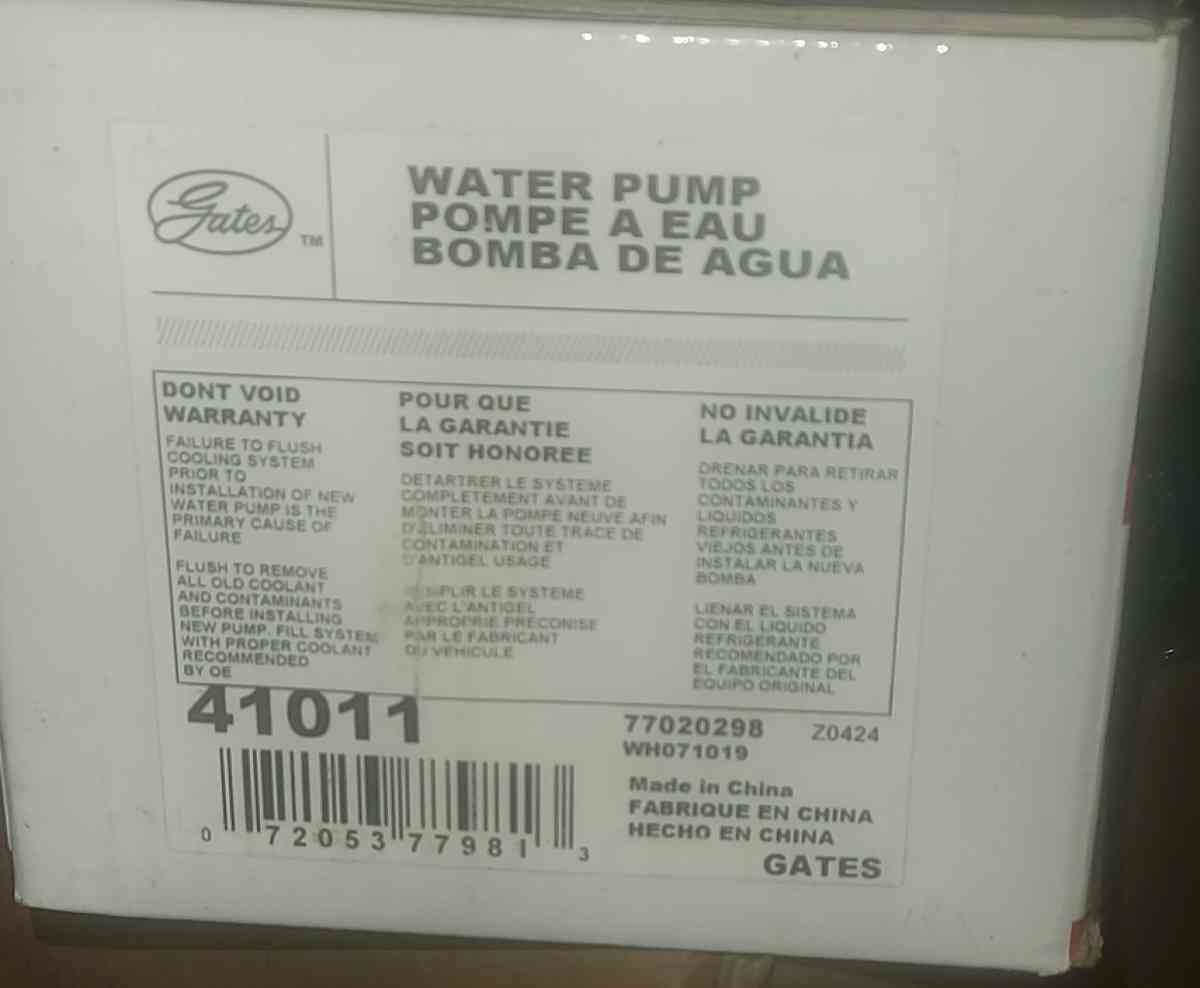 water pump 95to00 contour 01to03 escape 01to03 Taurus