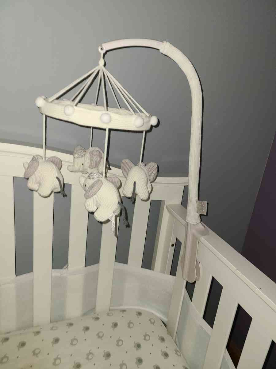 White Baby Crib
