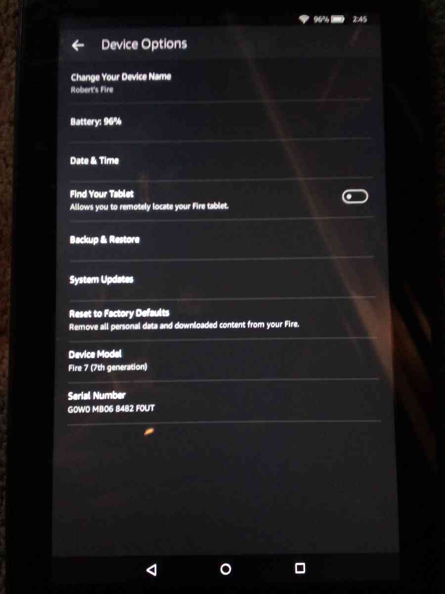 Amazon Fire 7th Generation