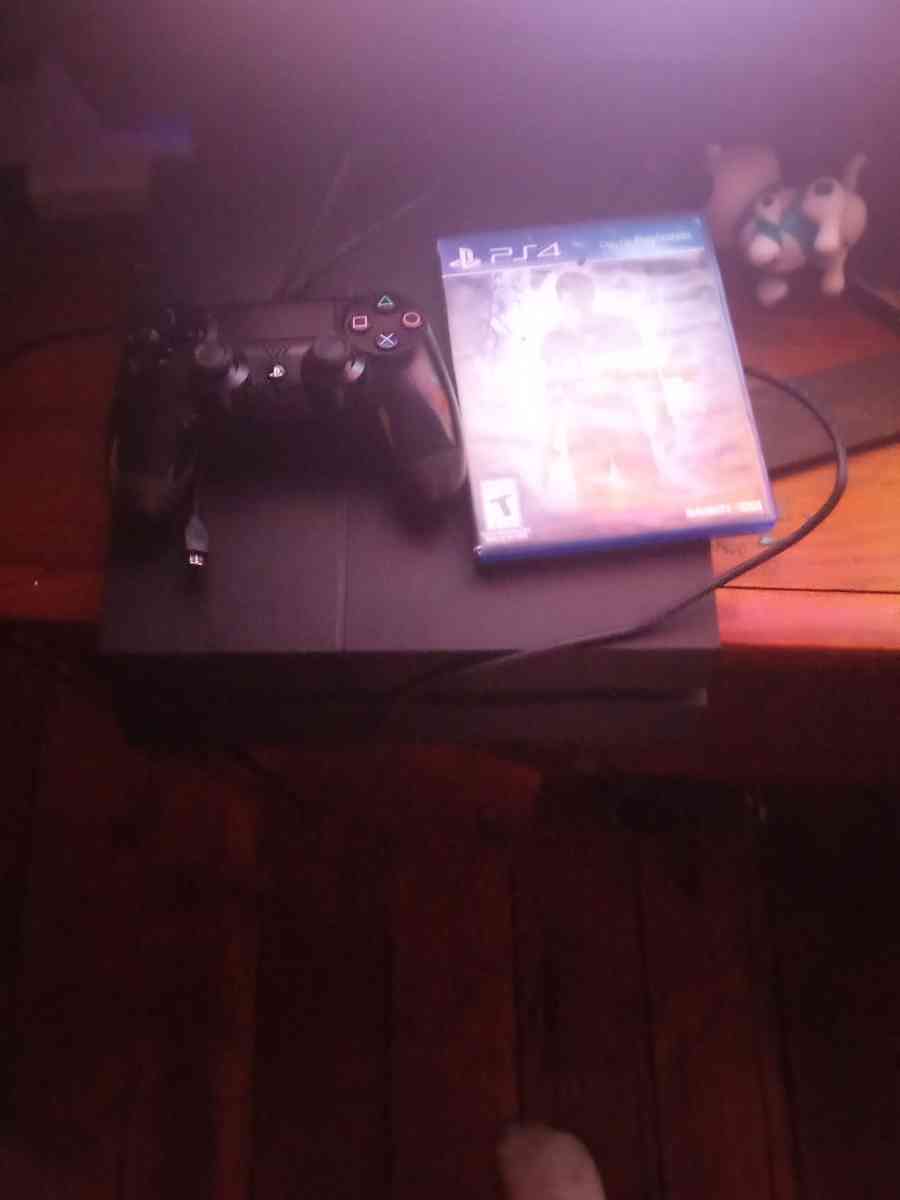 PS4 system with one game and one controller for 350