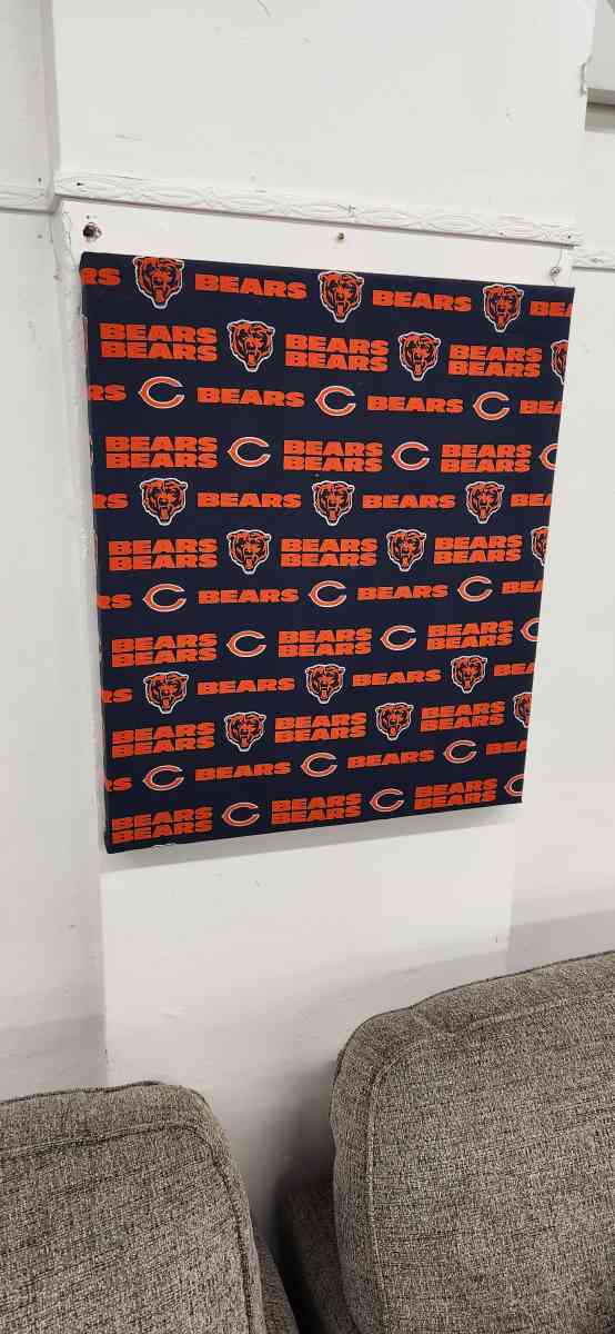 Chicago bears wall art