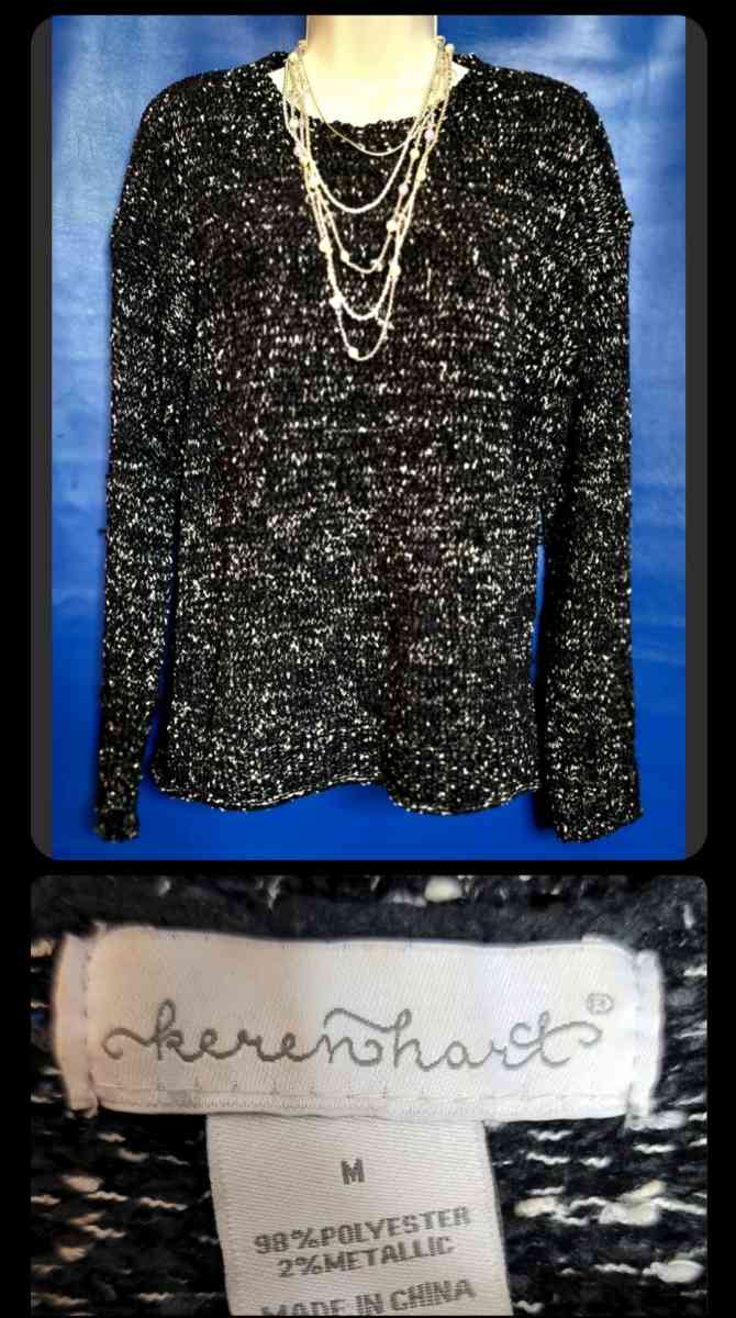 New No Tags Keren Hart Sweater SZ M
