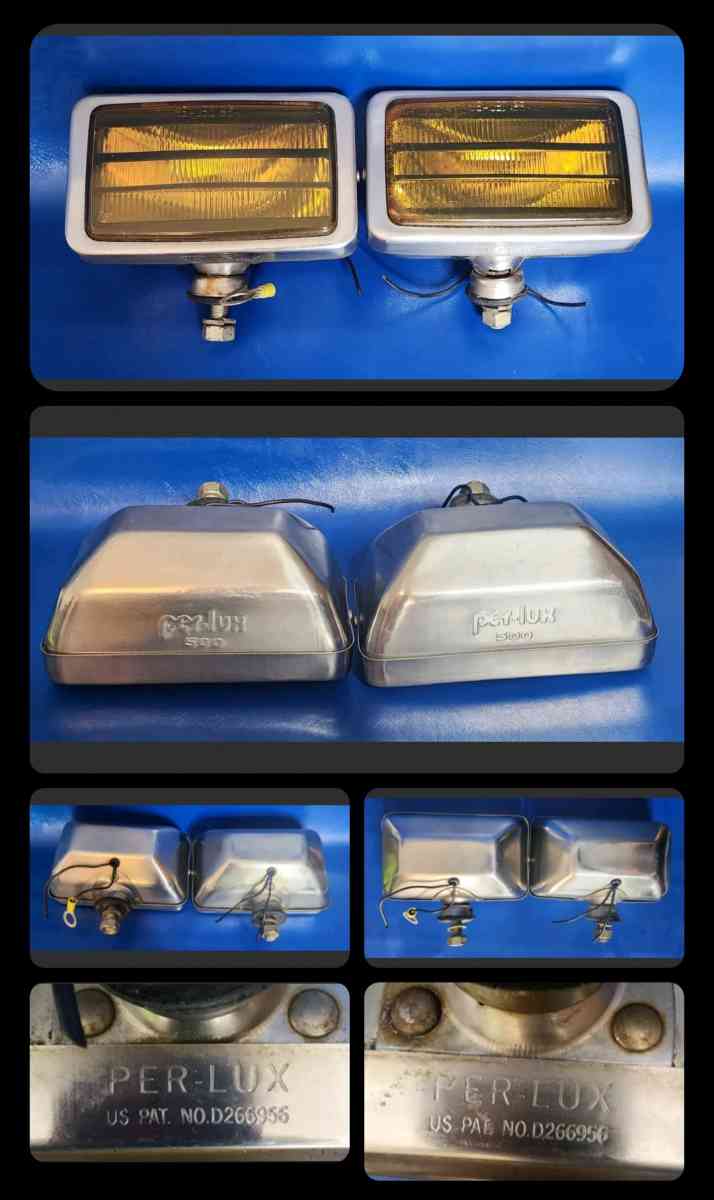 PerLux Perlux Fog Lights Vintage