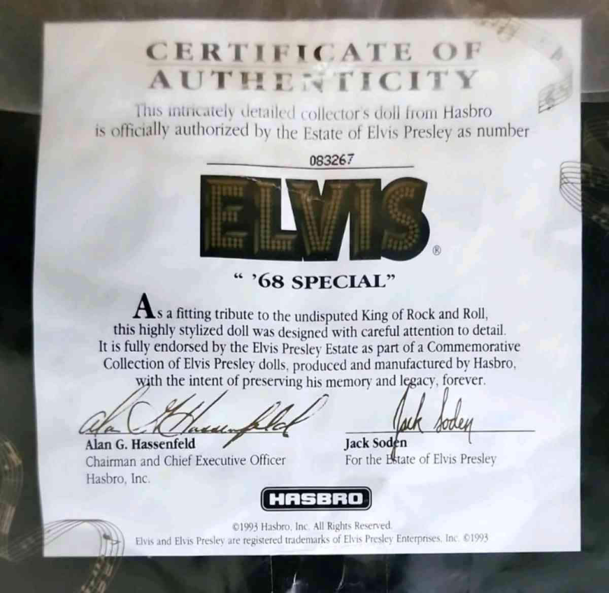 ELVIS PRESLEY Dolls Vintage