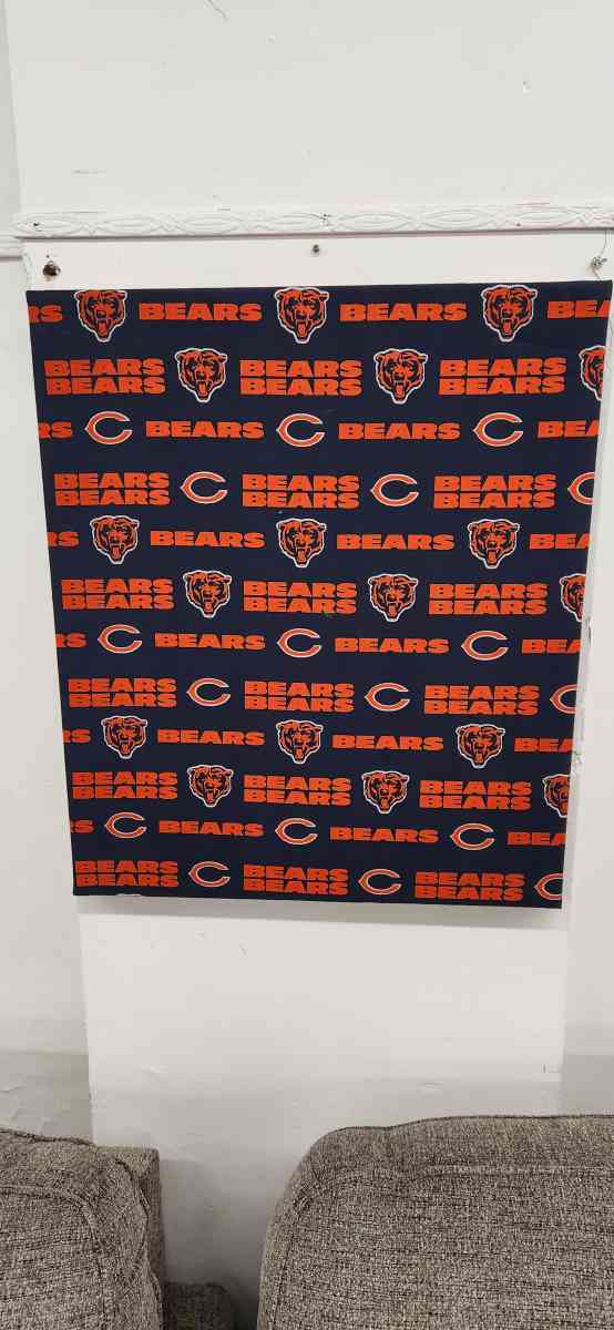 Chicago bears wall art