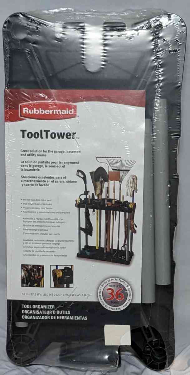 Rubbermaid tool tower holds up to 36