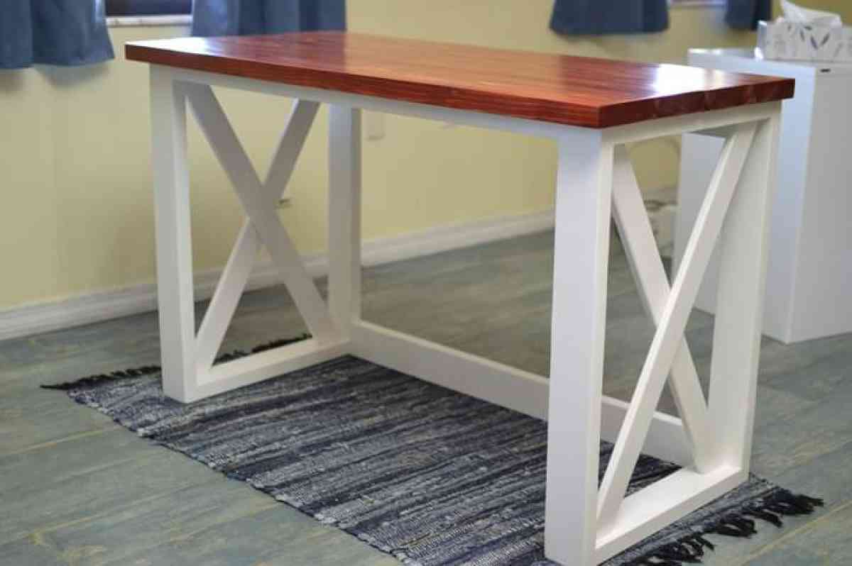 Farmhouse wooden desk