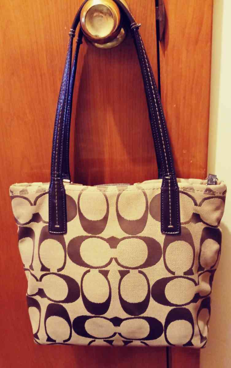 COACH H1380F25771 SIGNATURE STRIPE TOTE