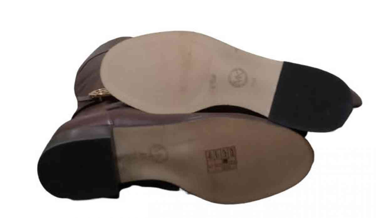 Michael Kors Bryce Leather Riding Boot ST15F Boots Size 7M