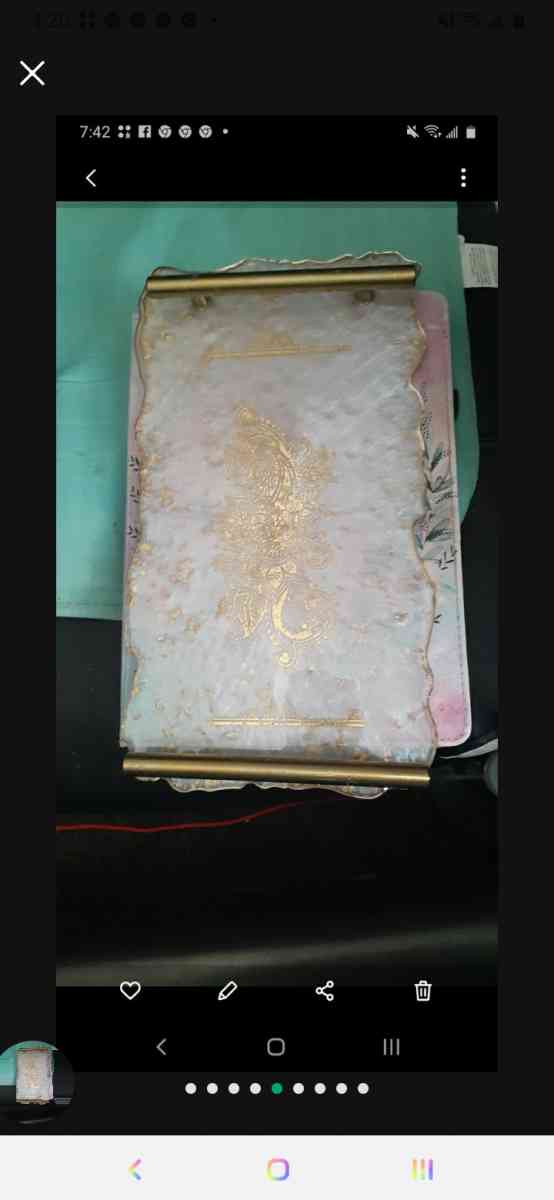 custom resin vanity trays