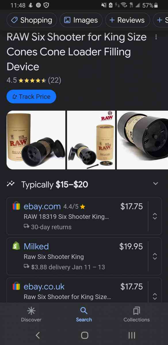 RAW Six Shooter Cone Packer