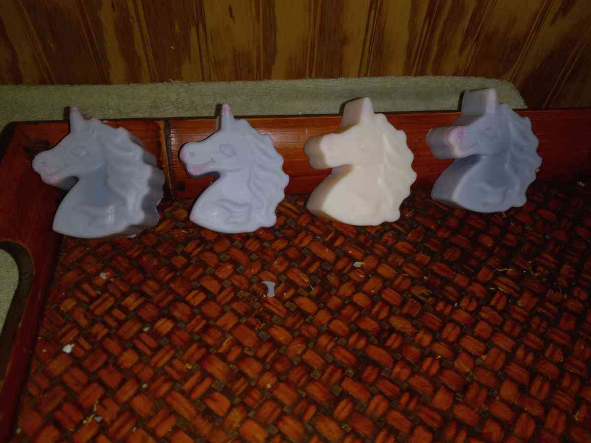 homemade unicorn kids soap