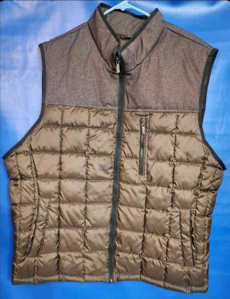 Roundtree  York Brown Vest XXL New no tags Mens