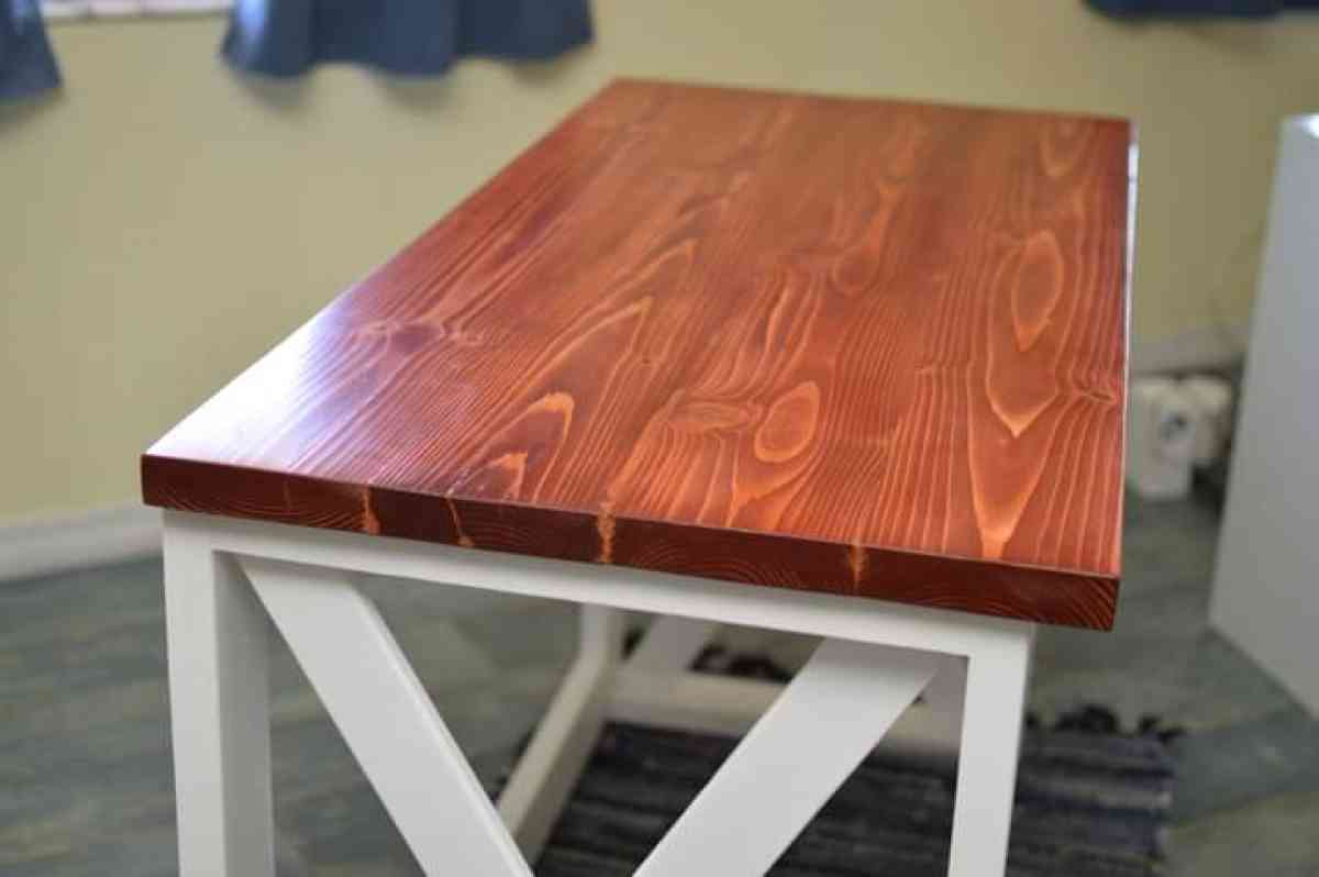 Farmhouse wooden desk