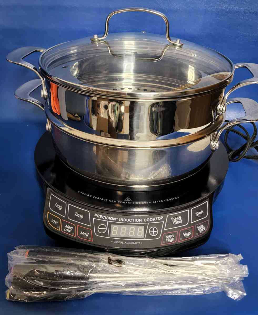 Precision New Wave Induction Cooktop With cookwear