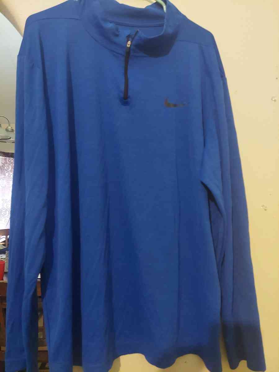 Nike blue dry fit sweater for men