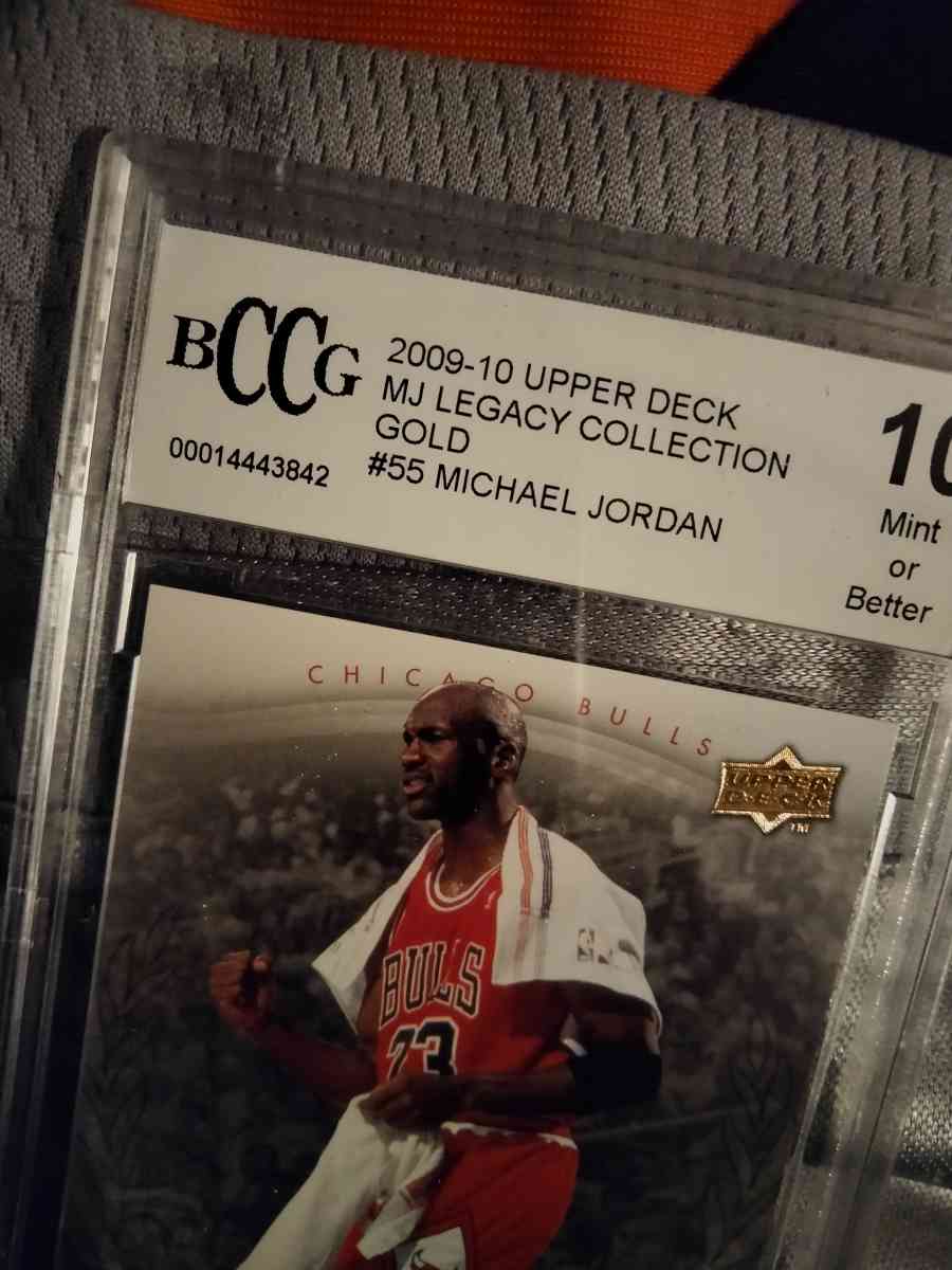 Michael Jordan graded basketball card BCCG 10