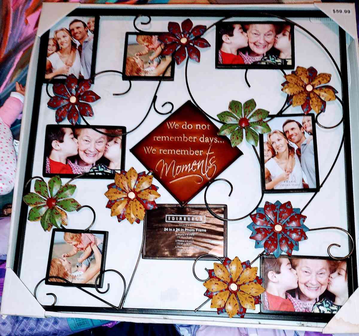 a family picture frame all connected together