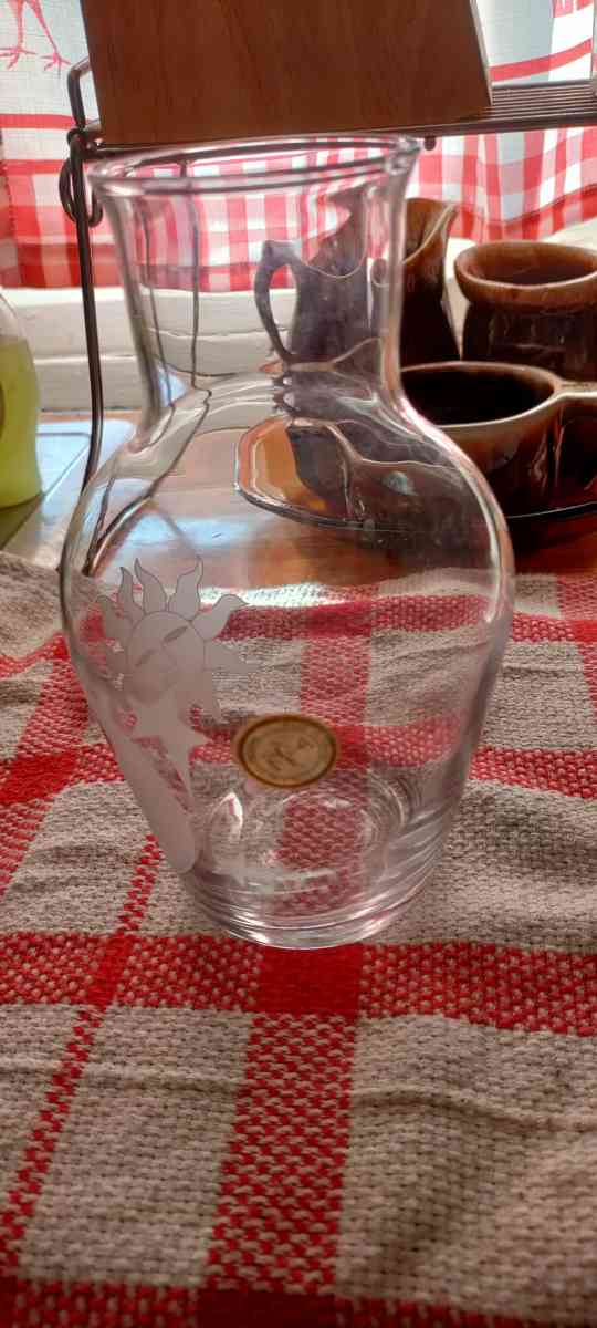 made in Turkey crystal vase