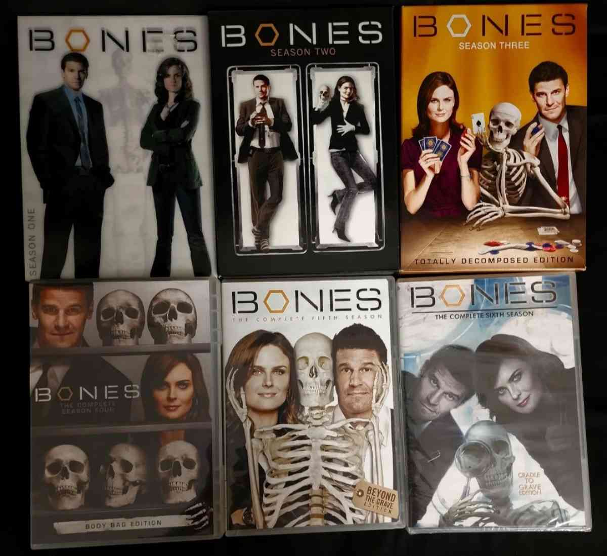Bones Season DVDs first 6 seasons