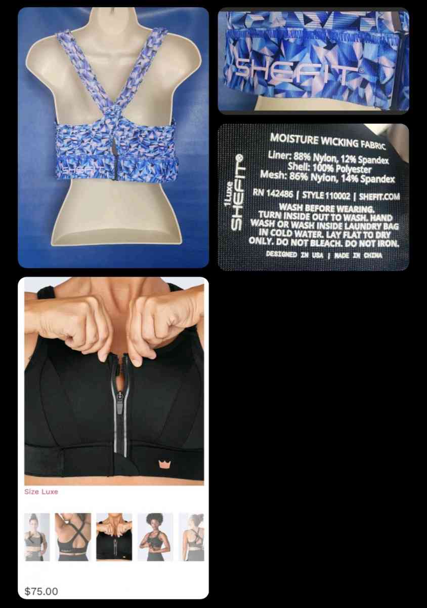 1 Luxe Shefit Sports Bra