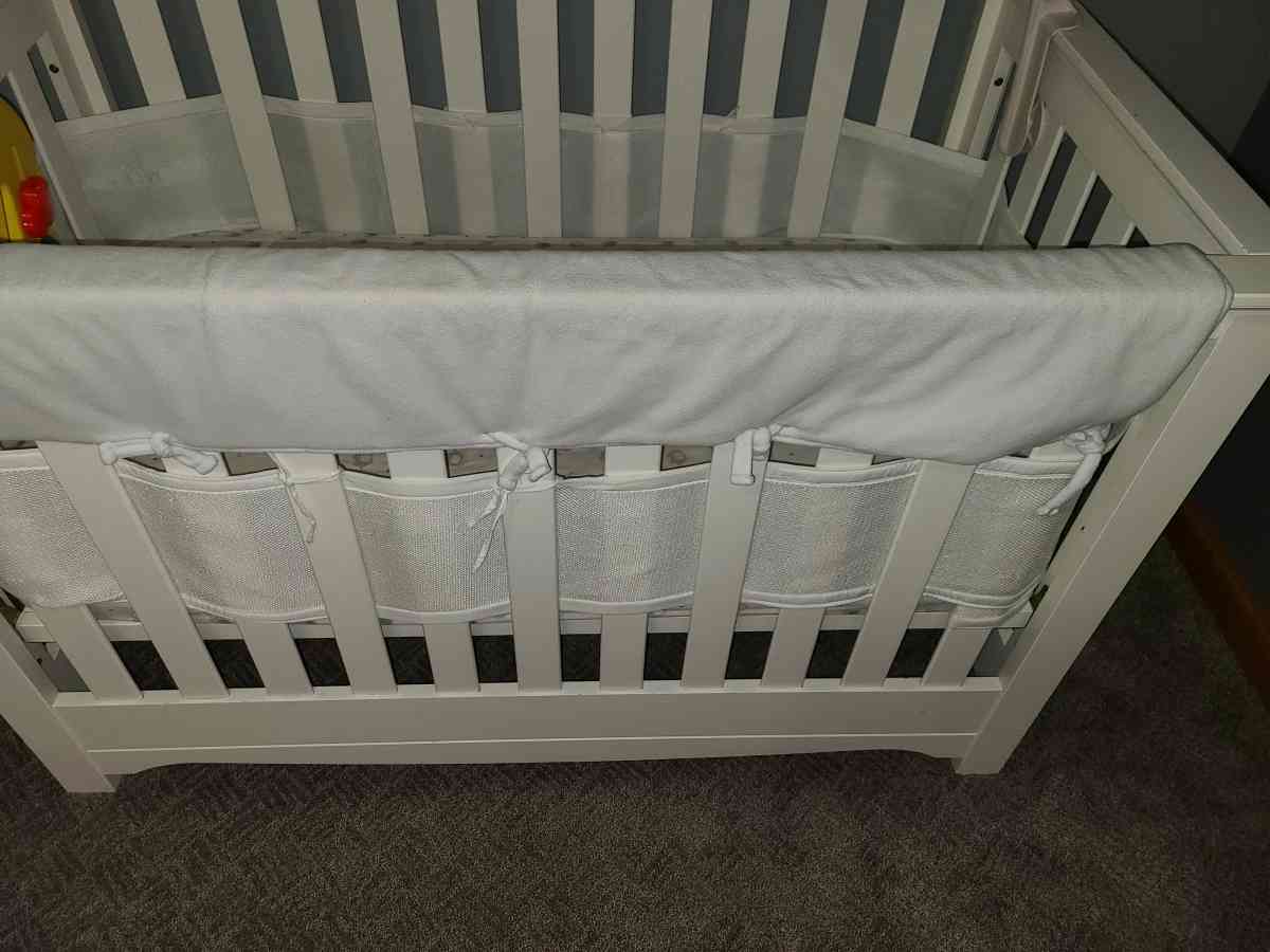 White Baby Crib