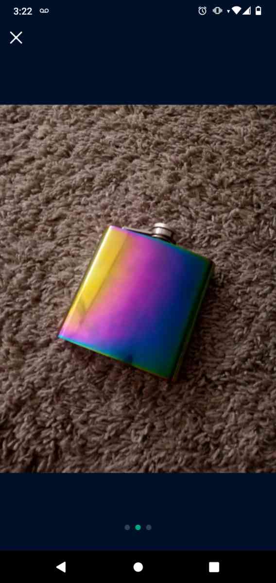 Neocrhrome Stainless Steel 6oz Flask