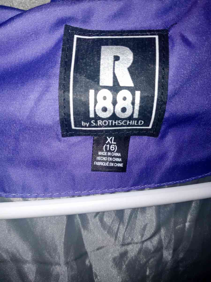 Girls Purple Puffer Jacket