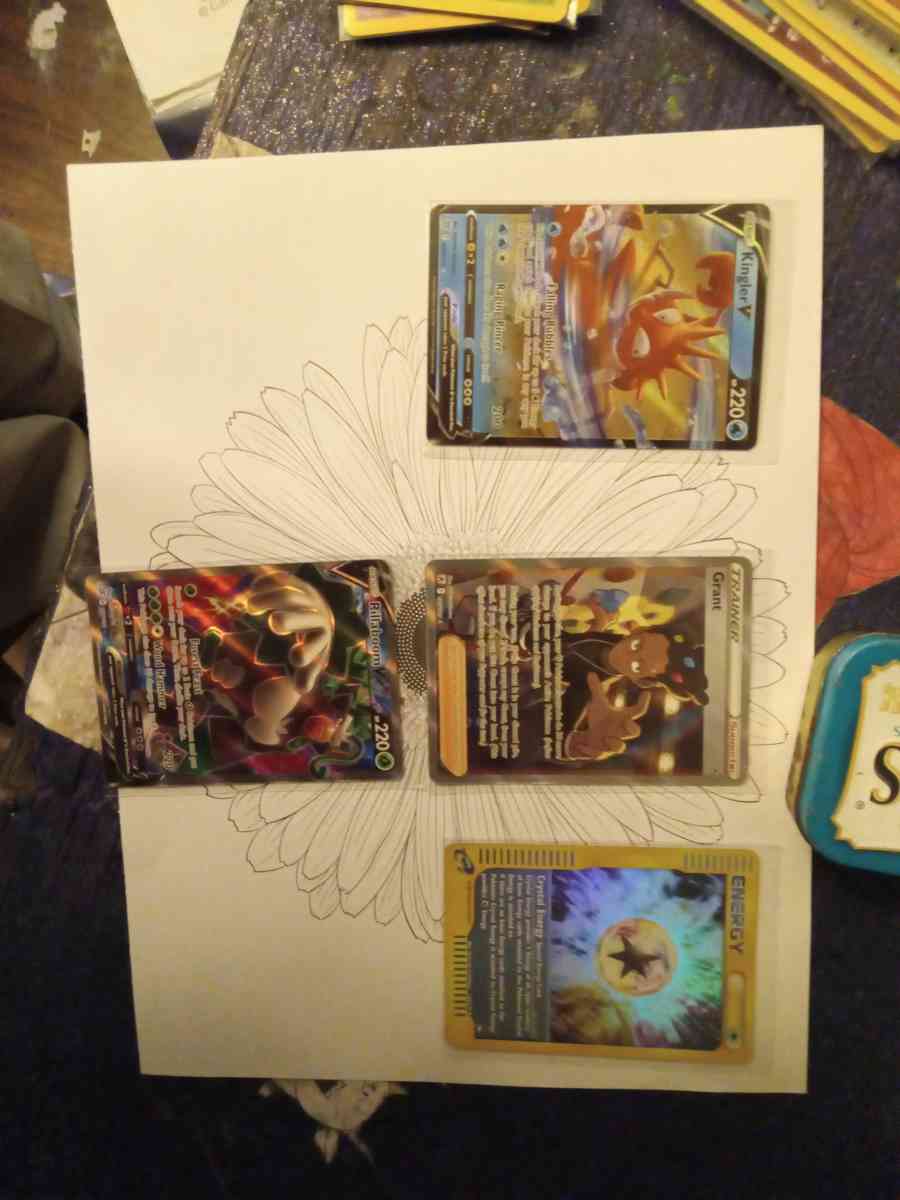 holographic and rare Pokmon cards