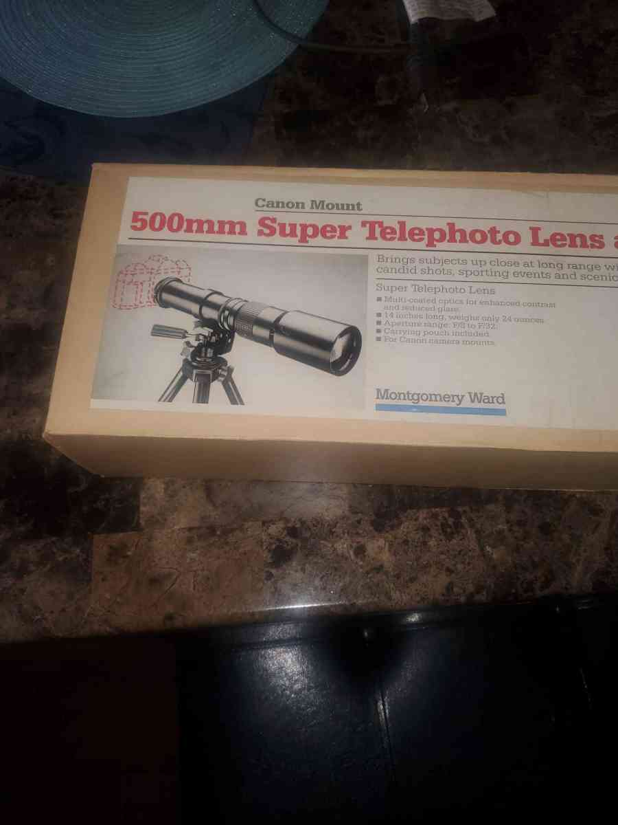 500mm Super Telephoto Lens and Tripod Set