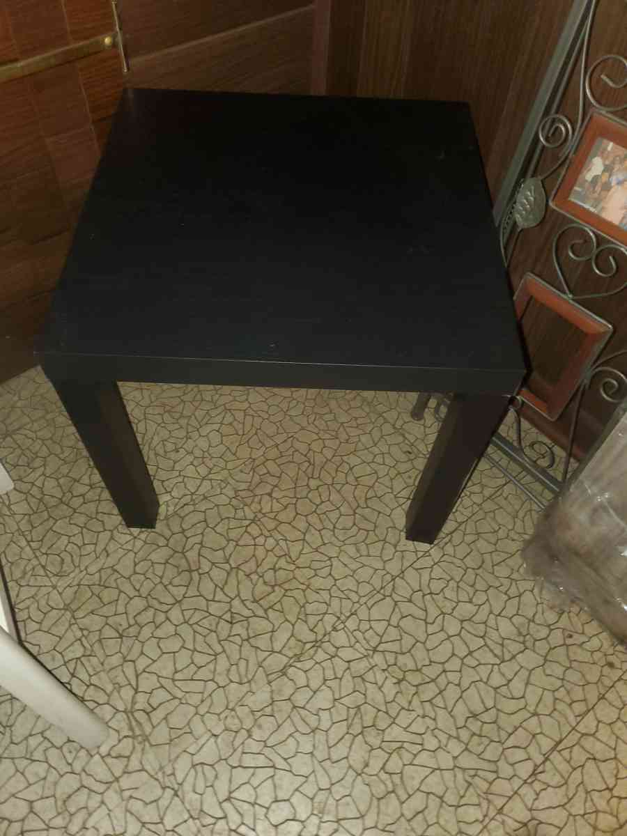 3 Small Black Tables