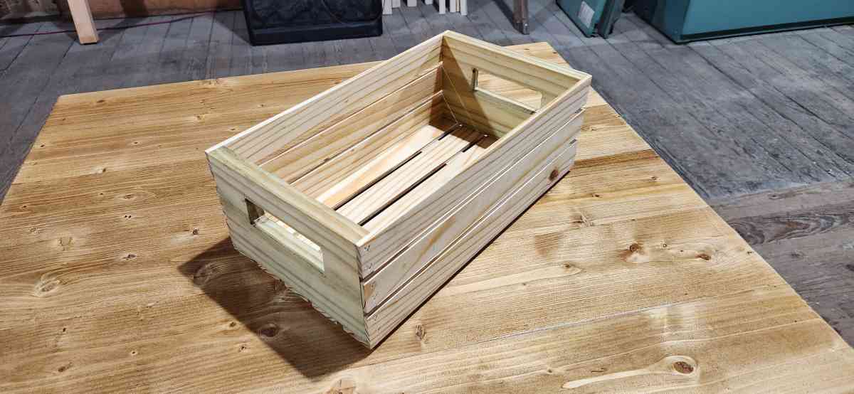 wooden crate