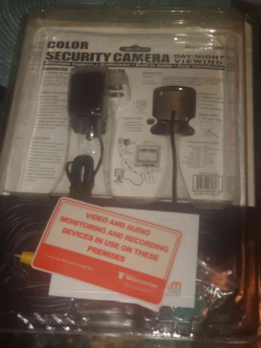 2 Color Security Cameras