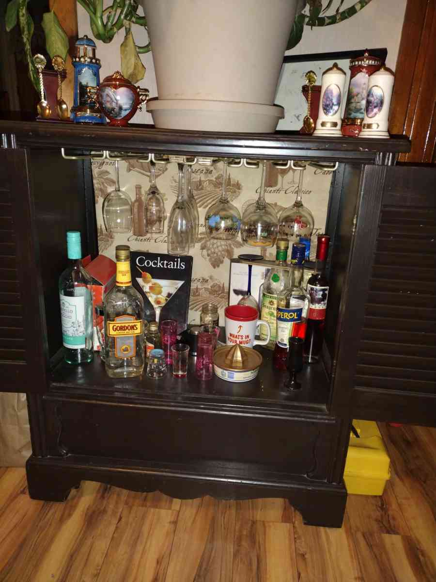 antique hideaway bar