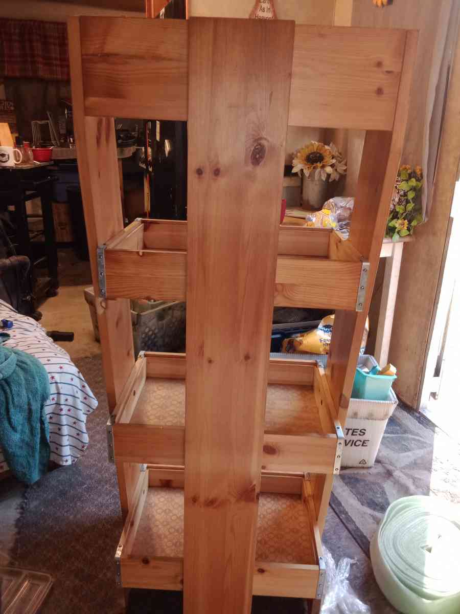 coke cola four tier Wooden shelf