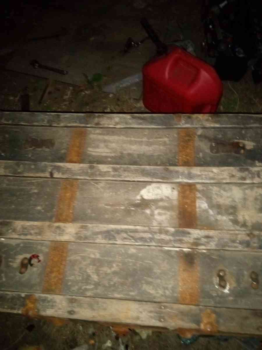 vintage Victorian trunk