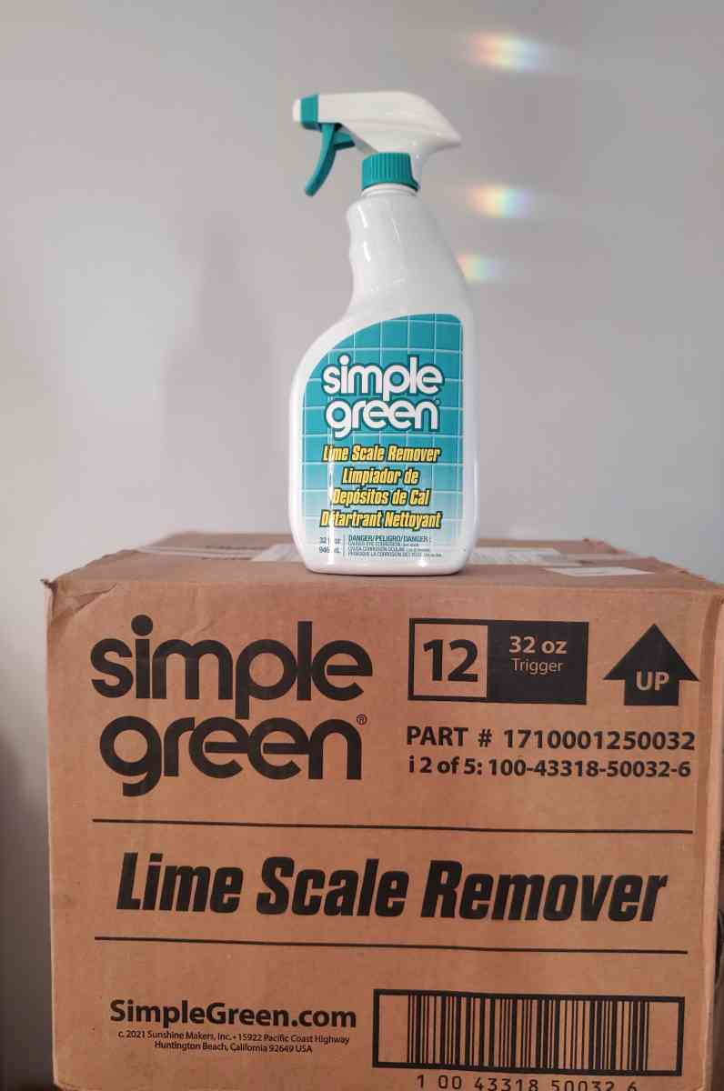 Case Of Simple Green Lime Scale Remover