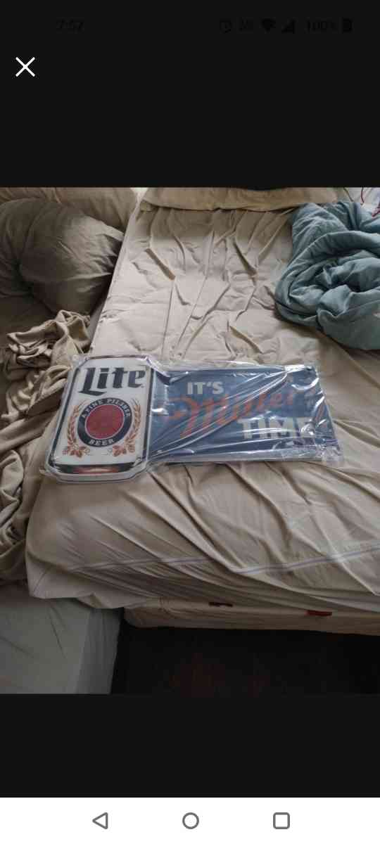 led miller lite sign
