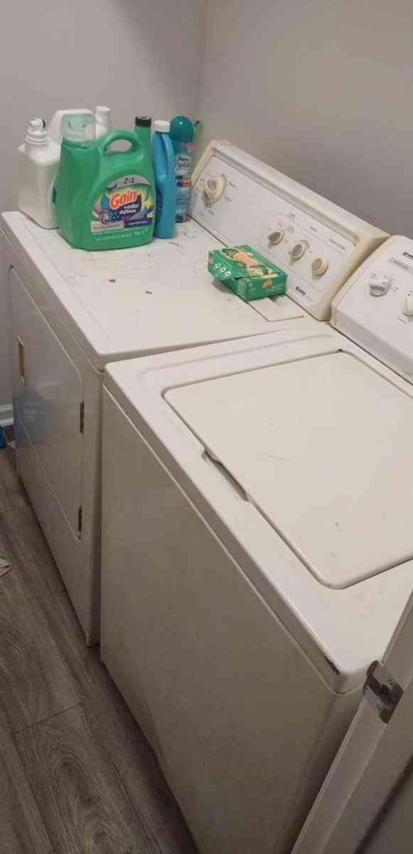 washer and dryer